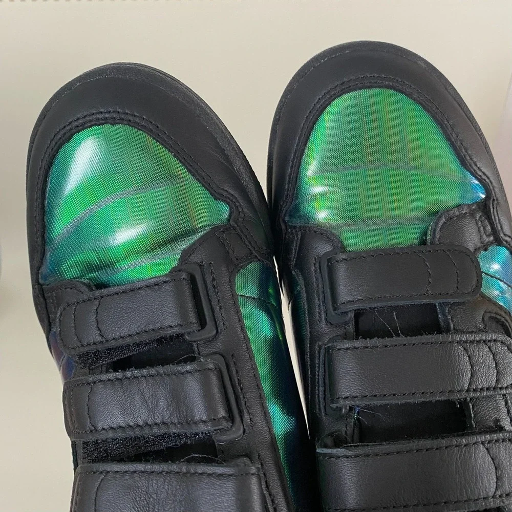 Adidas Continental 80 Women's Sneaker Size 7 Green‎ Black Gold Iridescent EE8738